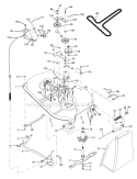 Page J Diagram and Parts List for WE12538L  Weed Eater Lawn Tractor